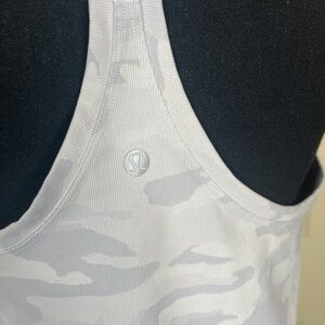 Lululemon Athletica Gray Camouflage Tank Top size large
